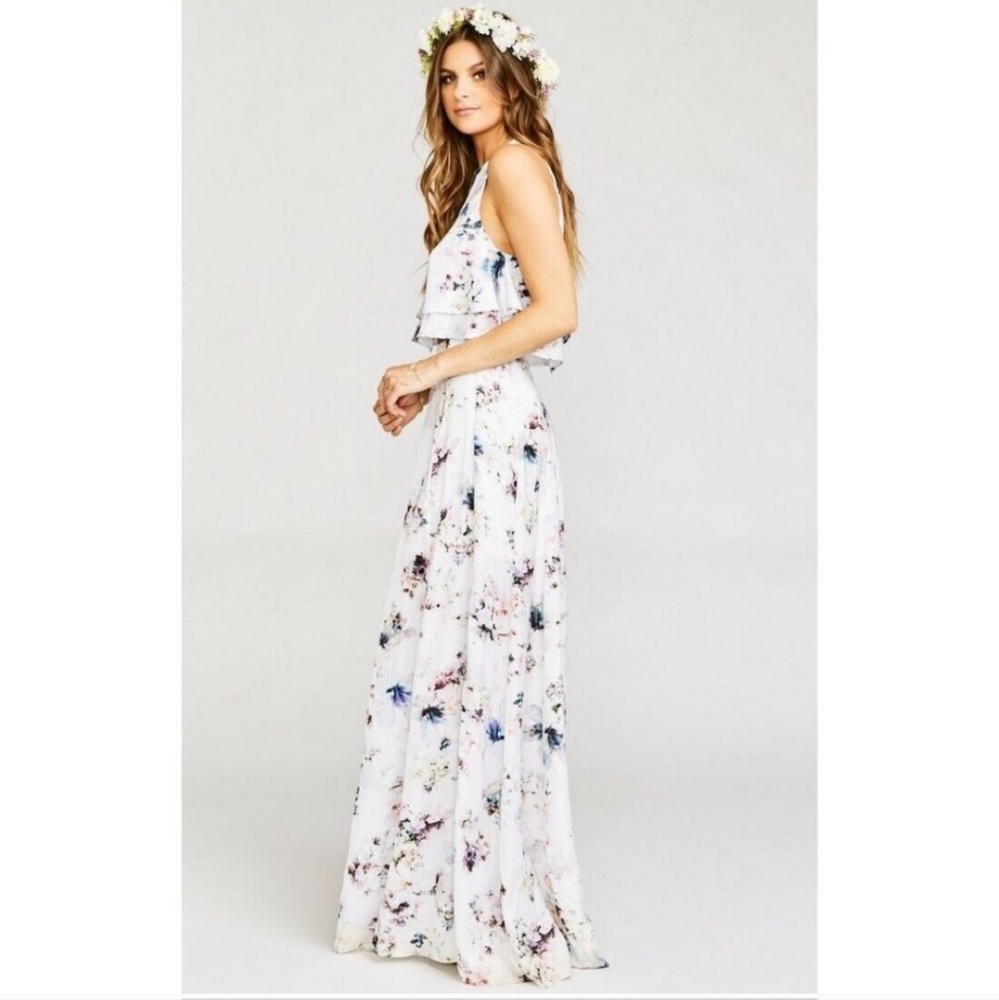 Show Me Your MuMu Princess Ariel Ball Gown Maxi Skirt ~ Bouquet Beauty size M - Picture 3 of 13